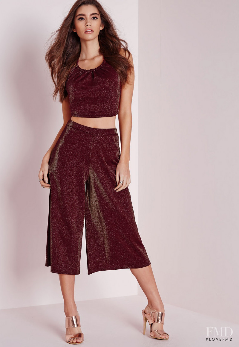 Cindy Mello featured in  the Missguided catalogue for Winter 2015