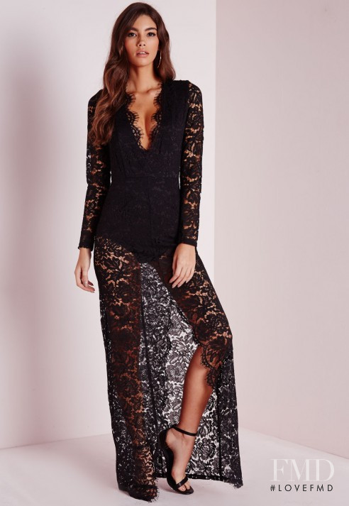 Cindy Mello featured in  the Missguided catalogue for Winter 2015