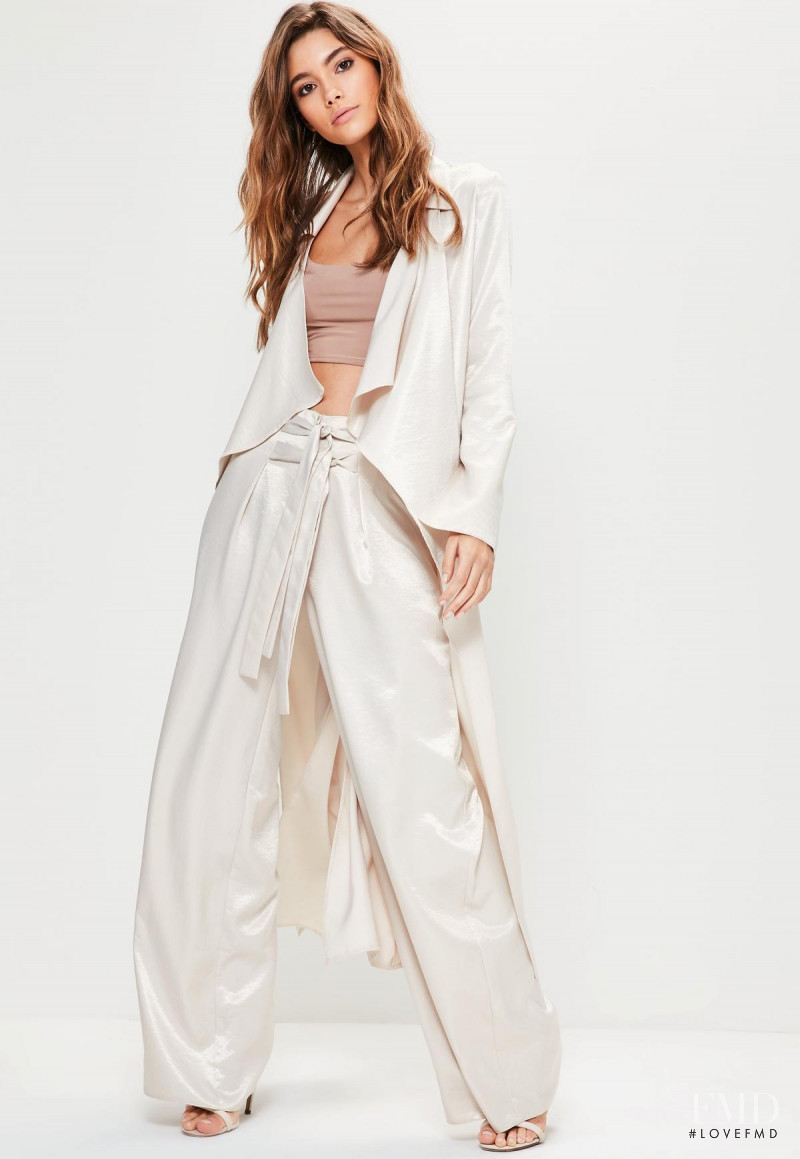Cindy Mello featured in  the Missguided catalogue for Spring/Summer 2017