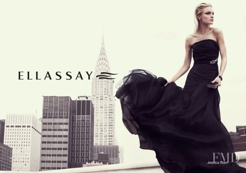 Jessica Stam featured in  the Ellassay advertisement for Spring/Summer 2011