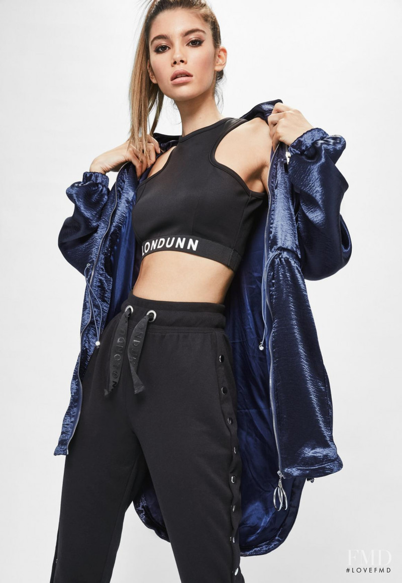 Cindy Mello featured in  the Missguided catalogue for Autumn/Winter 2017