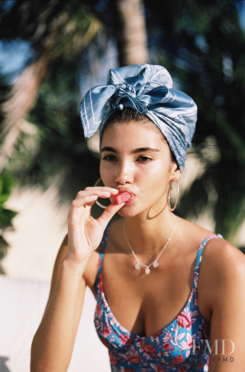 Cindy Mello featured in  the Arnhem lookbook for Spring/Summer 2018
