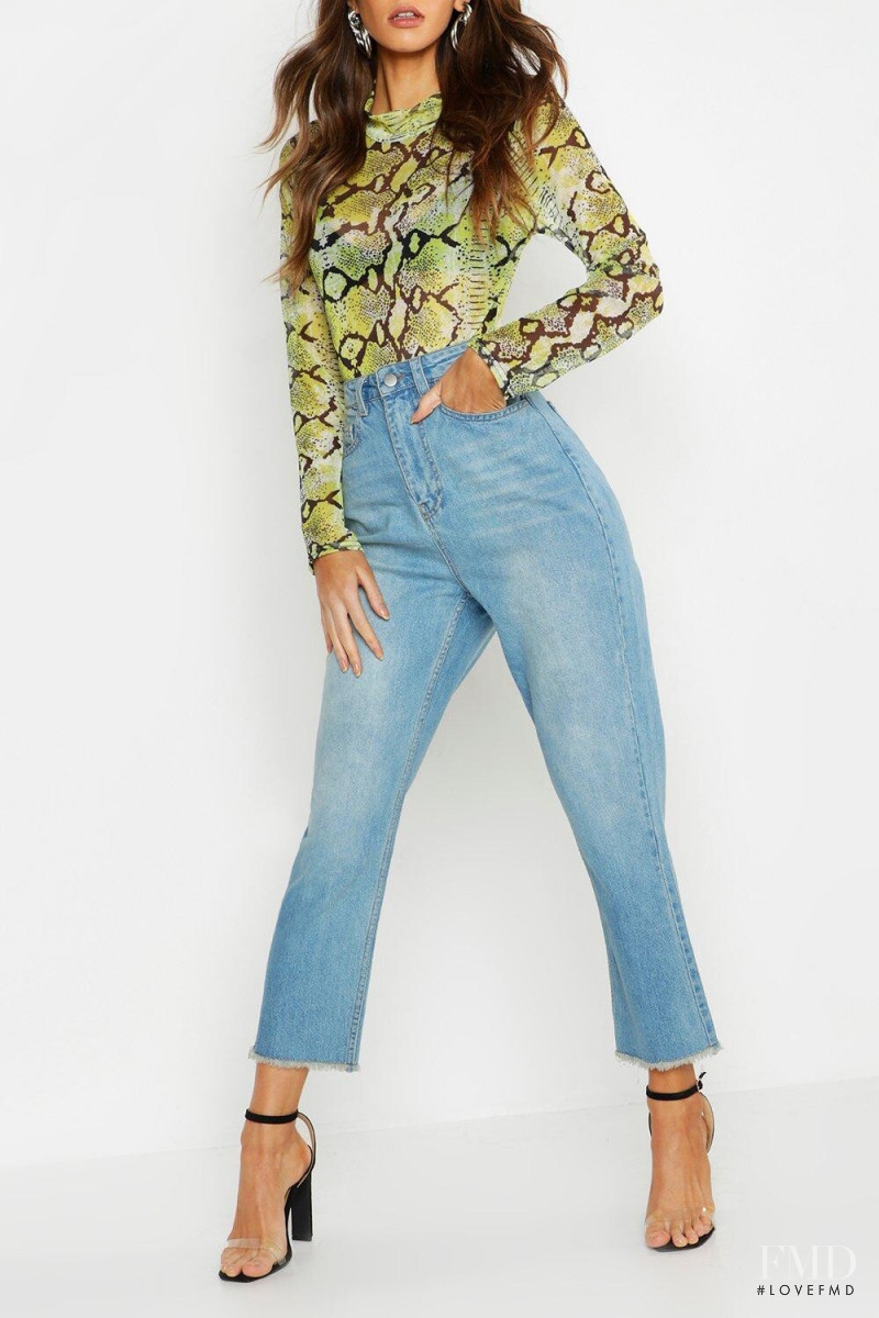 Cindy Mello featured in  the Boohoo catalogue for Spring/Summer 2019