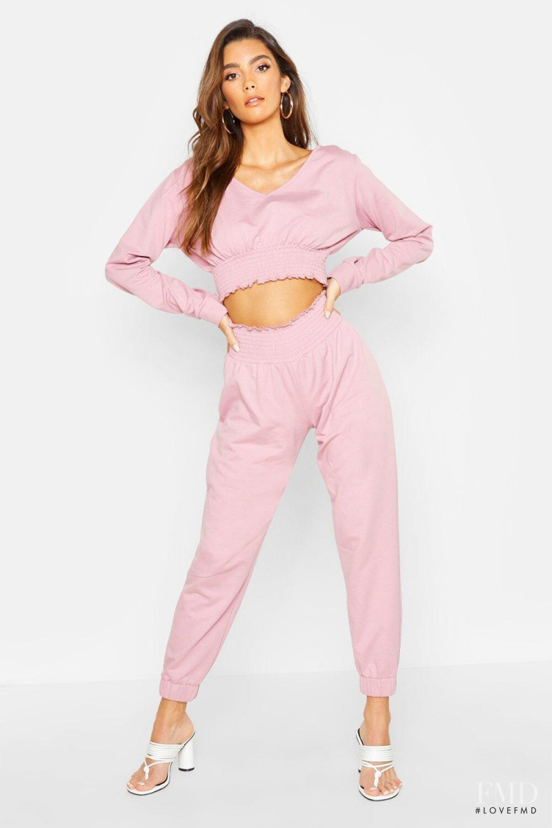 Cindy Mello featured in  the Boohoo catalogue for Spring/Summer 2019