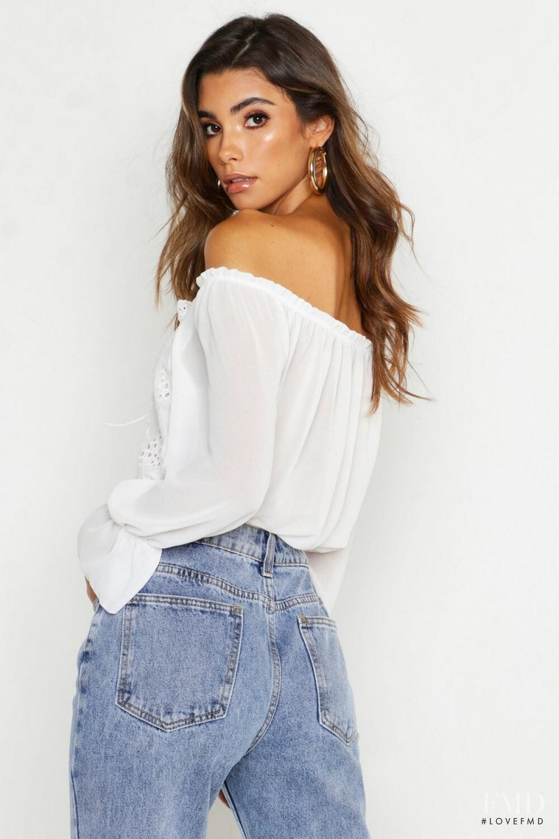 Cindy Mello featured in  the Boohoo catalogue for Spring/Summer 2019