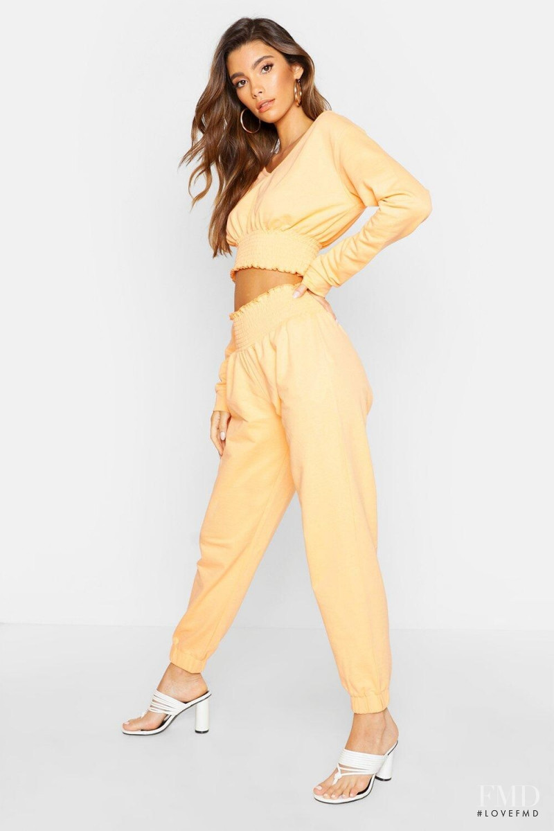 Cindy Mello featured in  the Boohoo catalogue for Spring/Summer 2019