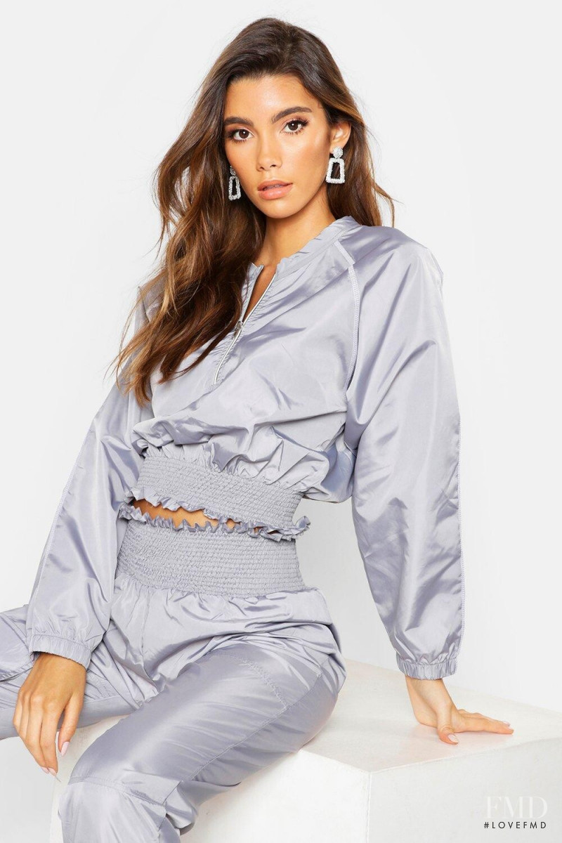 Cindy Mello featured in  the Boohoo catalogue for Spring/Summer 2019