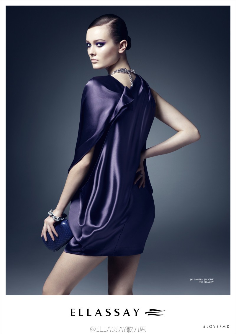 Monika Jagaciak featured in  the Ellassay advertisement for Spring/Summer 2012