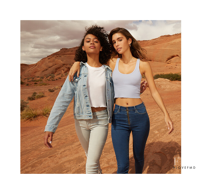 Cindy Mello featured in  the PacSun advertisement for Autumn/Winter 2018