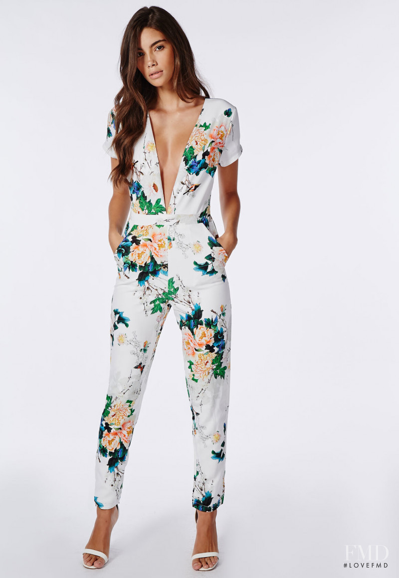 Cindy Mello featured in  the Missguided catalogue for Spring/Summer 2019