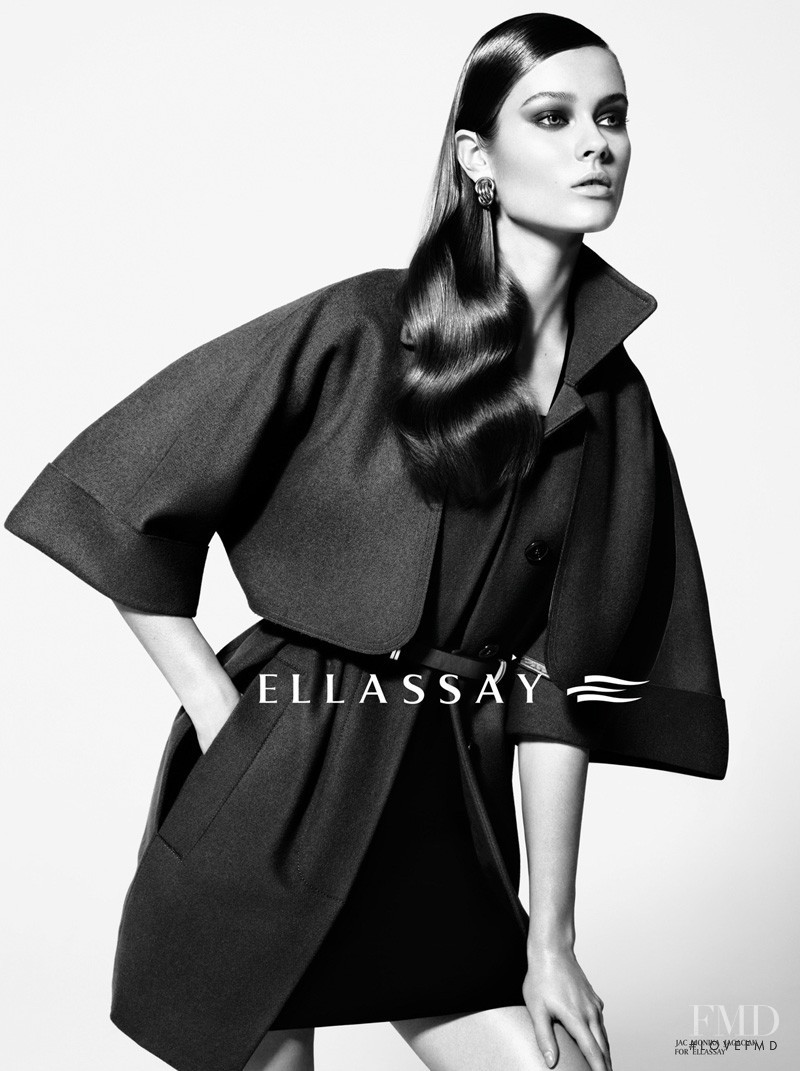 Monika Jagaciak featured in  the Ellassay advertisement for Autumn/Winter 2012