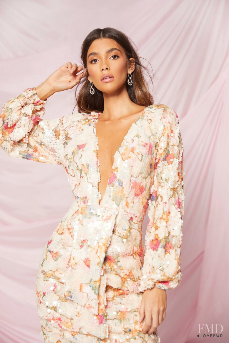 Cindy Mello featured in  the Boohoo catalogue for Spring/Summer 2020