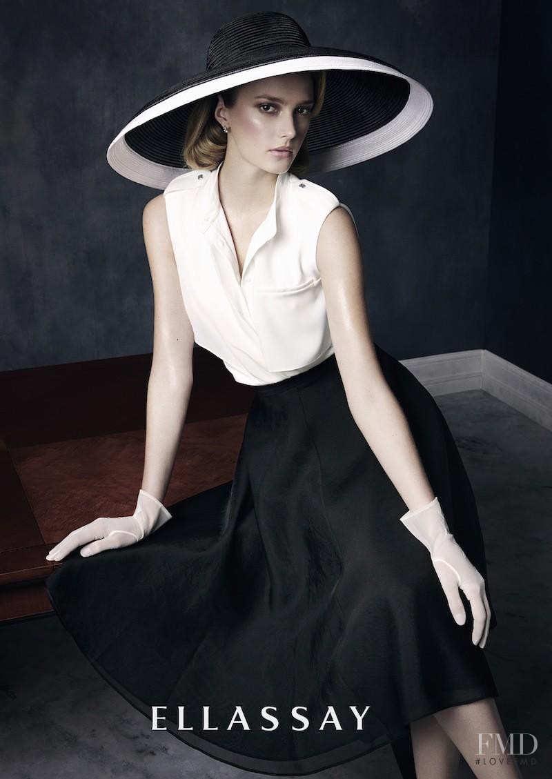 Sigrid Agren featured in  the Ellassay advertisement for Spring/Summer 2014