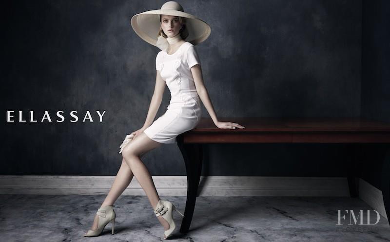 Sigrid Agren featured in  the Ellassay advertisement for Spring/Summer 2014