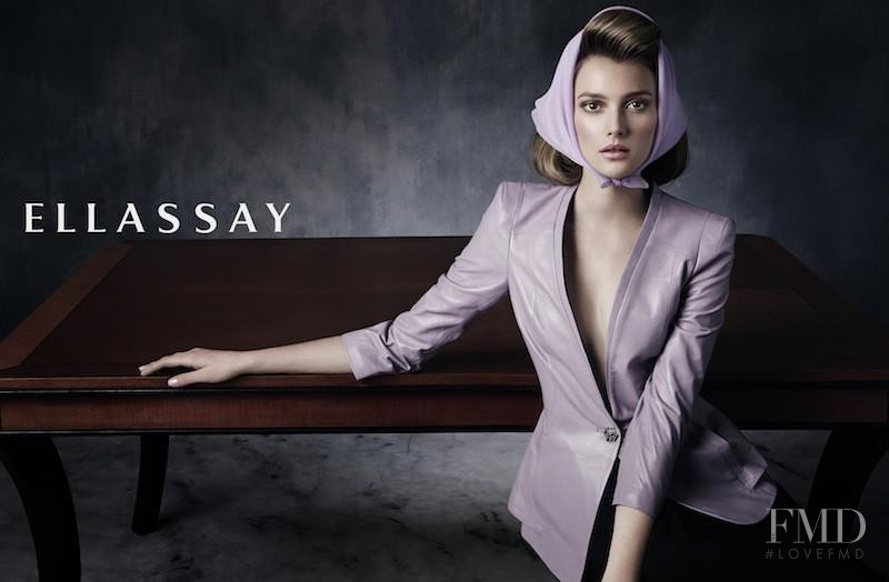 Sigrid Agren featured in  the Ellassay advertisement for Spring/Summer 2014