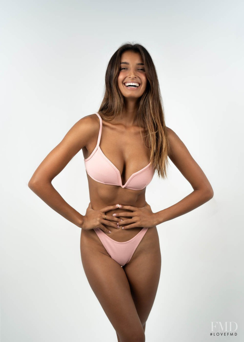 Nathalya Cabral featured in  the No Bad Addiction Swim catalogue for Spring/Summer 2020