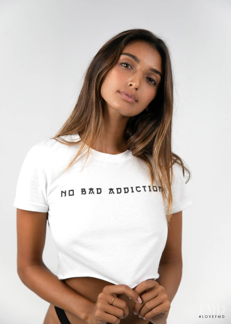 Nathalya Cabral featured in  the No Bad Addiction Swim catalogue for Spring/Summer 2020