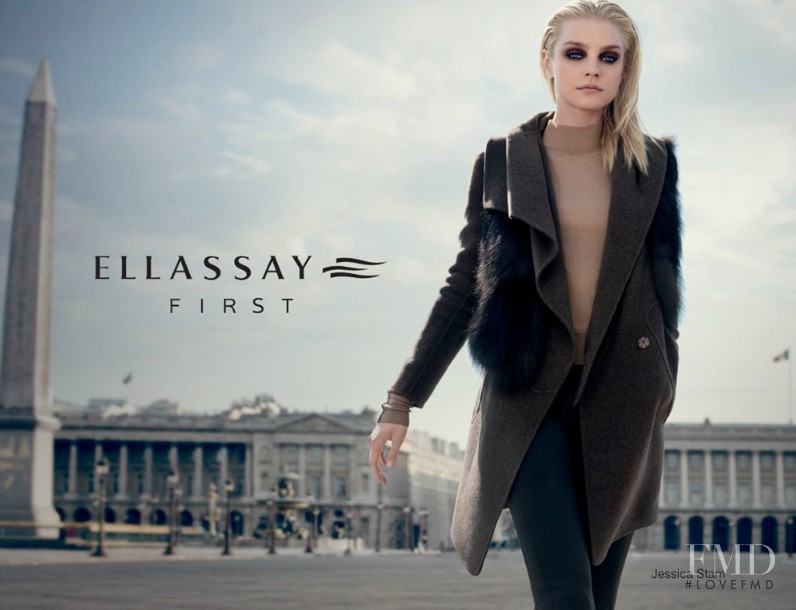 Jessica Stam featured in  the Ellassay advertisement for Autumn/Winter 2011
