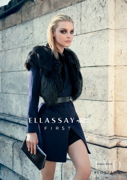 Jessica Stam featured in  the Ellassay advertisement for Autumn/Winter 2011