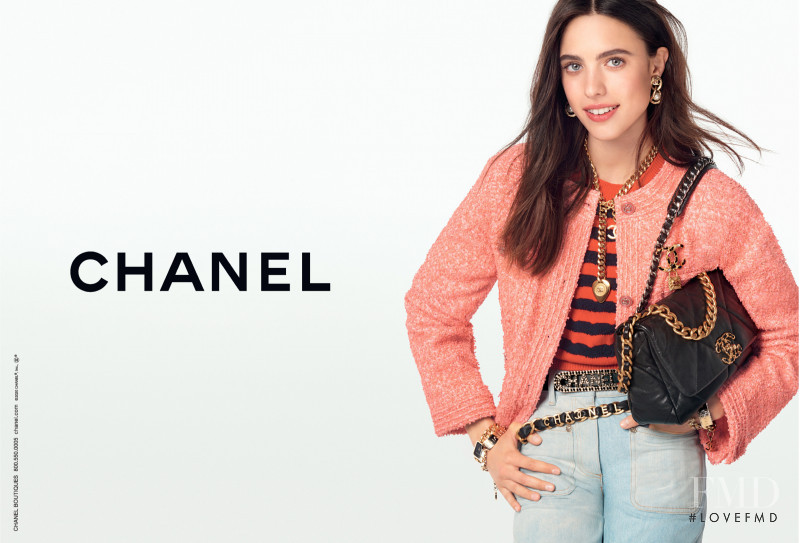 Margaret Qualley featured in  the Chanel advertisement for Pre-Fall 2020