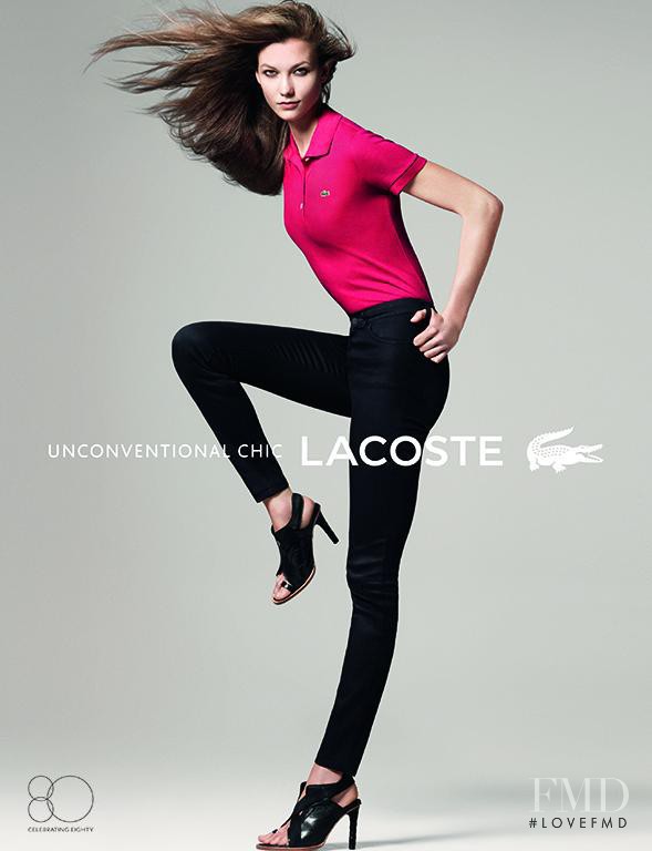 Karlie Kloss featured in  the Lacoste advertisement for Spring/Summer 2013