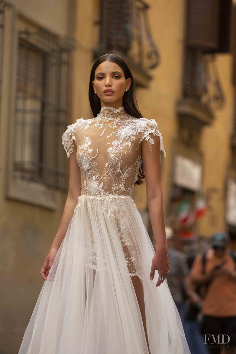 Veridiana Ferreira featured in  the Berta Bridal lookbook for Autumn/Winter 2020