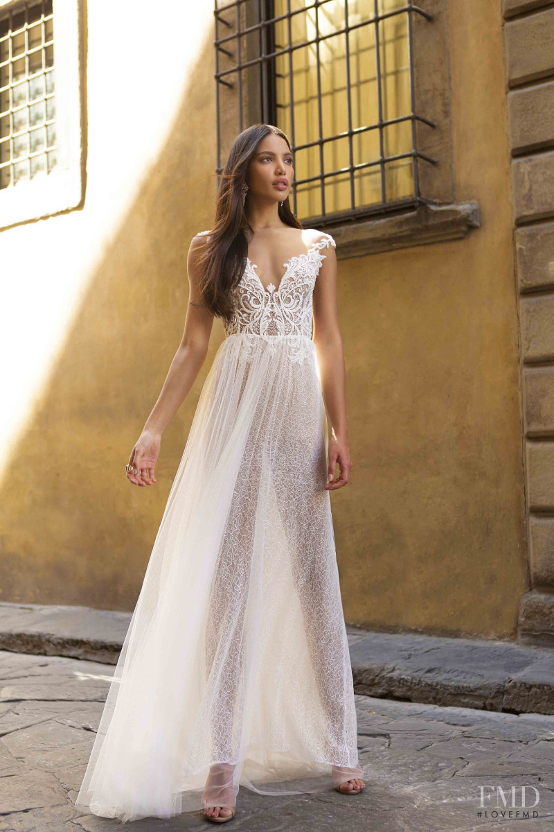 Veridiana Ferreira featured in  the Berta Bridal lookbook for Autumn/Winter 2020