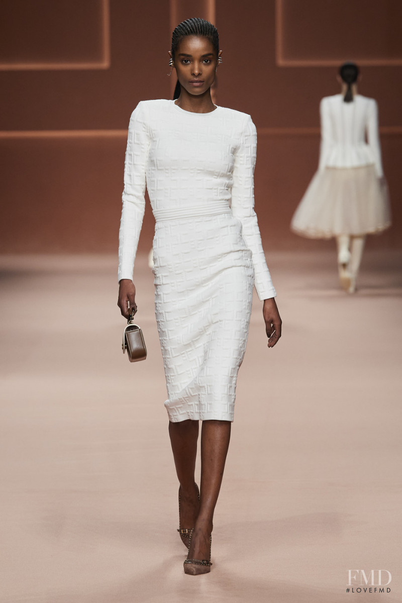 Malika Louback featured in  the Elisabetta Franchi fashion show for Autumn/Winter 2020