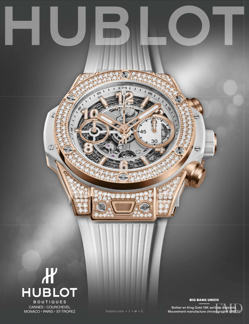 Hublot advertisement for Spring/Summer 2020