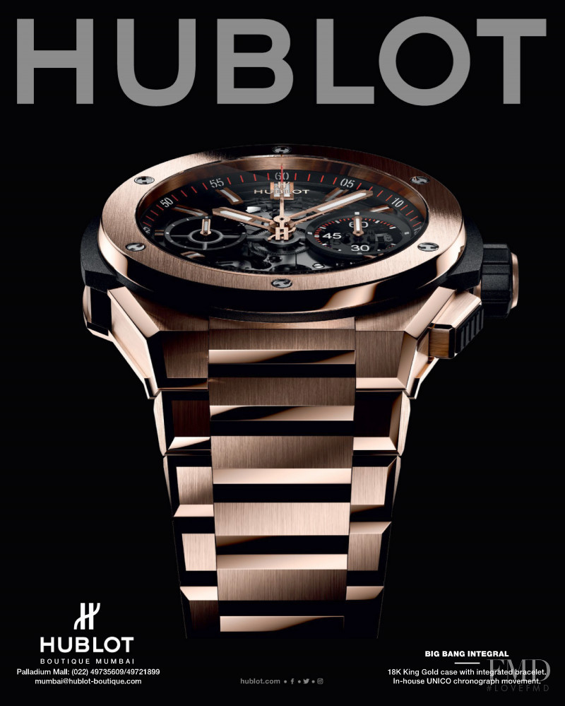 Hublot advertisement for Spring/Summer 2020