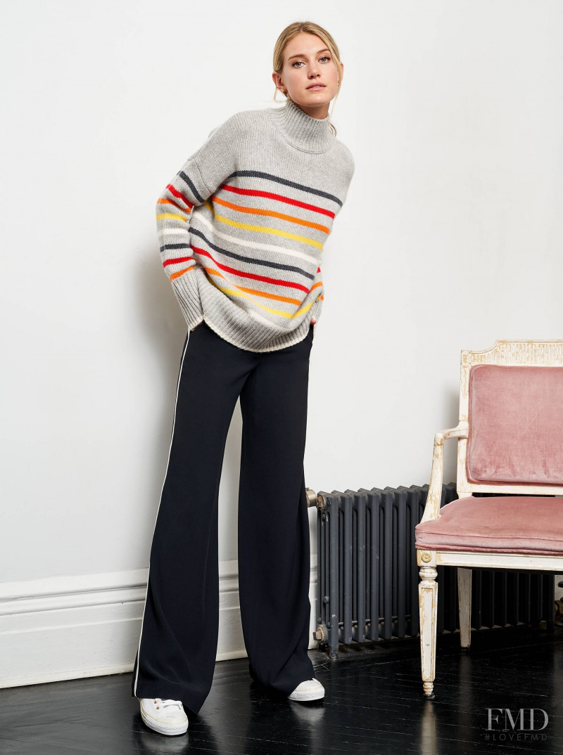 Caroline Lowe featured in  the La Ligne lookbook for Winter 2019