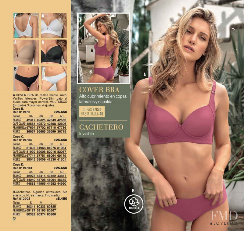 Caroline Lowe featured in  the Leonisa catalogue for Summer 2019