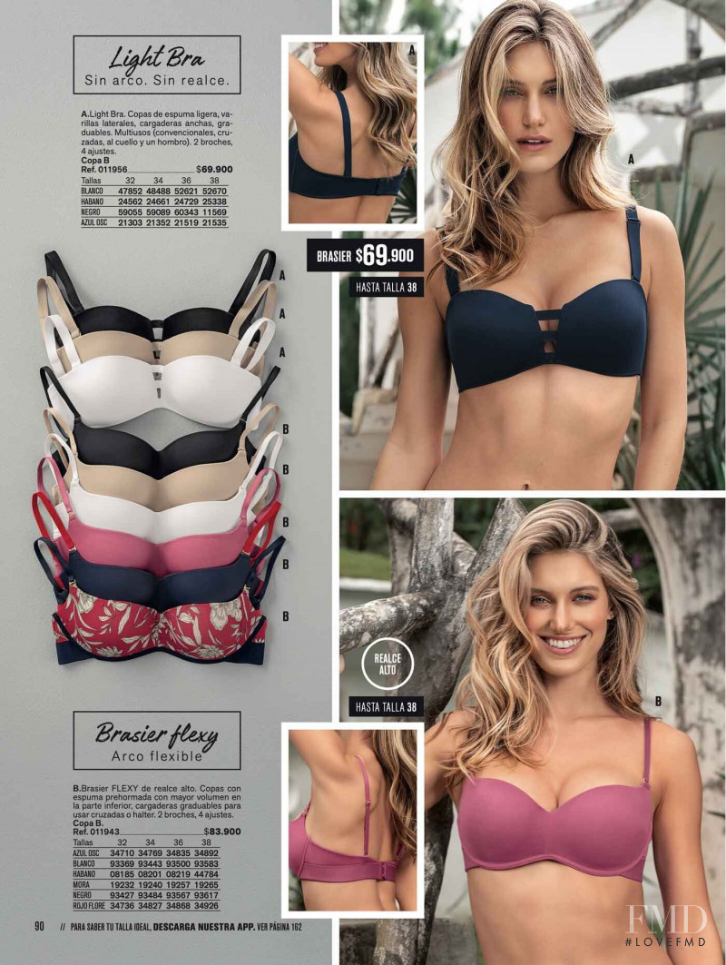 Caroline Lowe featured in  the Leonisa catalogue for Summer 2019