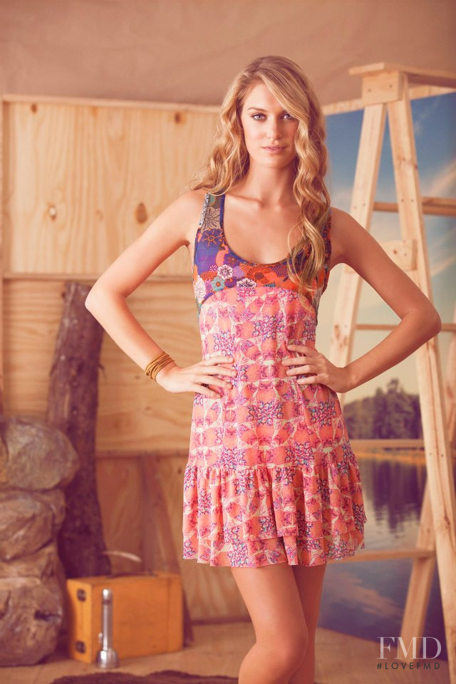Caroline Lowe featured in  the Maaji advertisement for Spring/Summer 2013