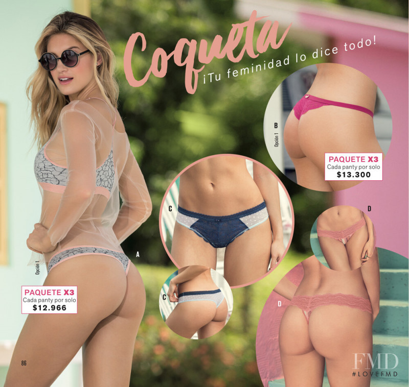 Caroline Lowe featured in  the Leonisa catalogue for Spring 2019