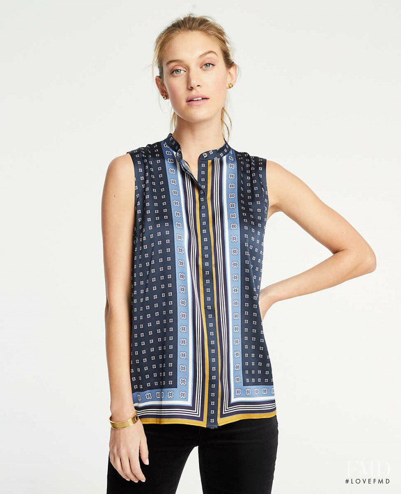 Caroline Lowe featured in  the Ann Taylor catalogue for Spring/Summer 2019