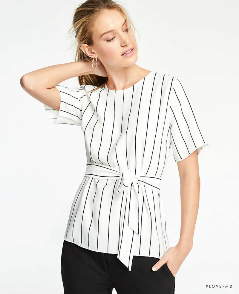 Caroline Lowe featured in  the Ann Taylor catalogue for Spring/Summer 2019