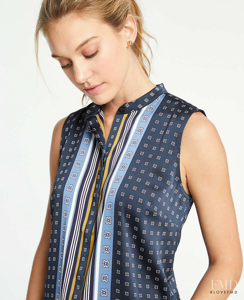 Caroline Lowe featured in  the Ann Taylor catalogue for Spring/Summer 2019