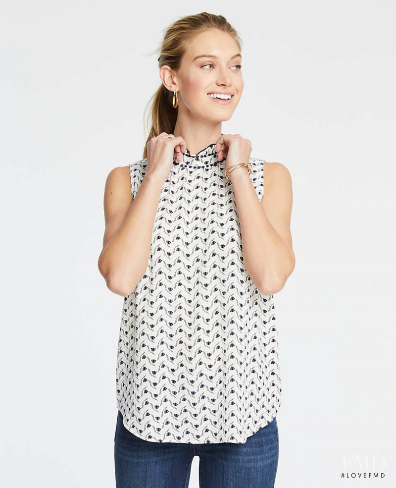 Caroline Lowe featured in  the Ann Taylor catalogue for Spring/Summer 2019