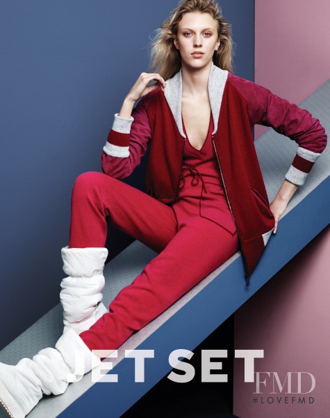 Juliana Schurig featured in  the Jet Set advertisement for Autumn/Winter 2013