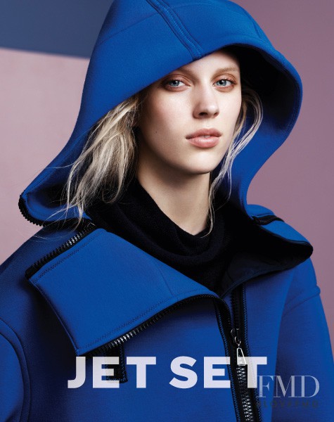 Juliana Schurig featured in  the Jet Set advertisement for Autumn/Winter 2013