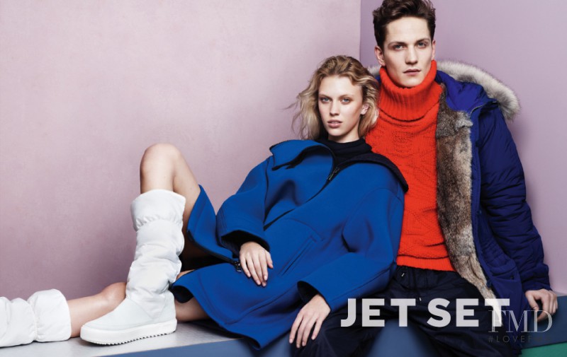 Juliana Schurig featured in  the Jet Set advertisement for Autumn/Winter 2013