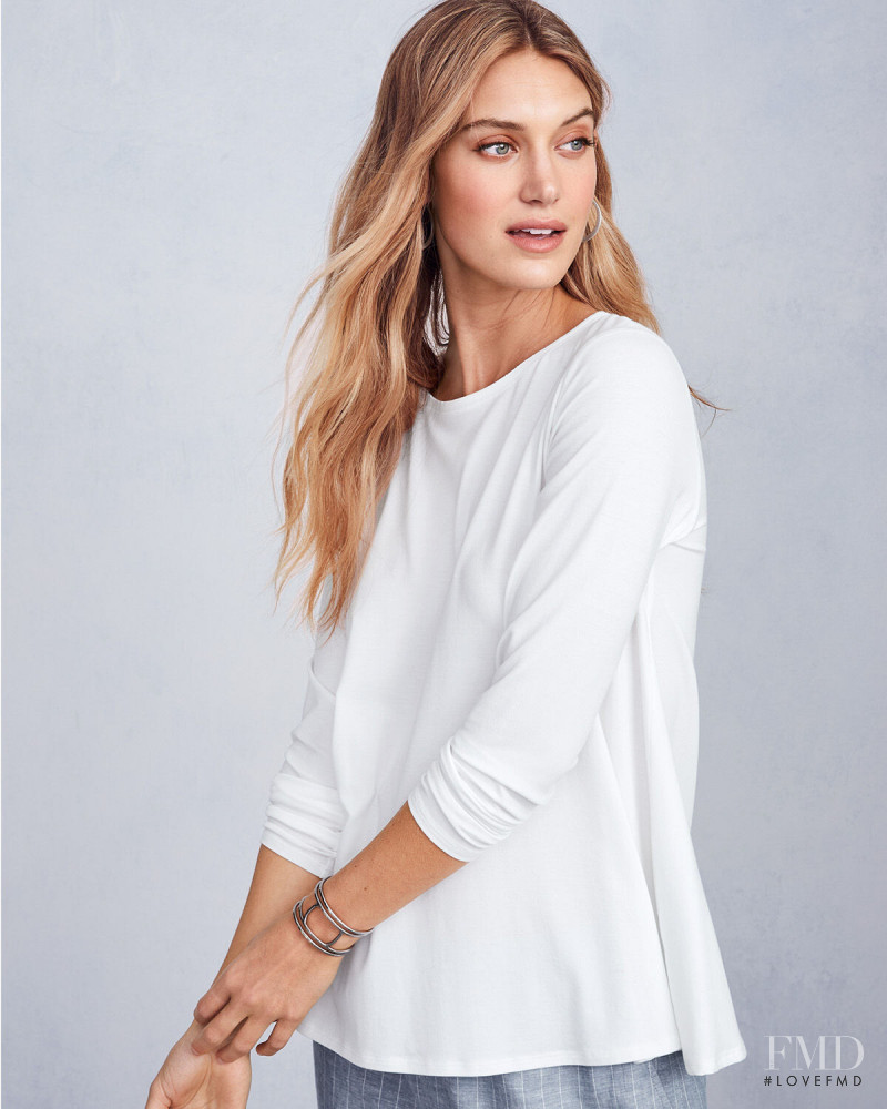 Caroline Lowe featured in  the Eileen Fisher catalogue for Spring/Summer 2020