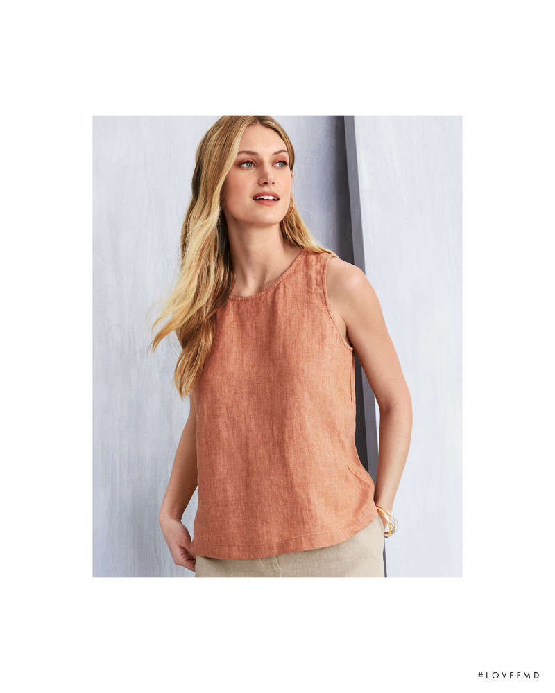 Caroline Lowe featured in  the Eileen Fisher catalogue for Spring/Summer 2020