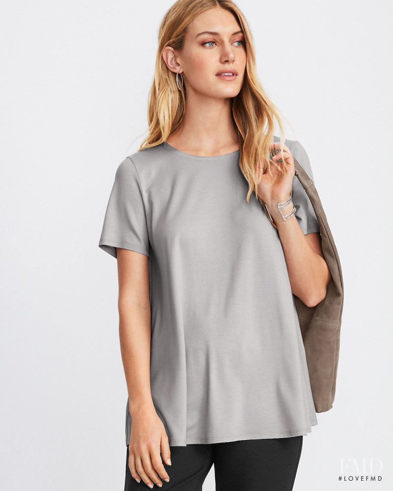 Caroline Lowe featured in  the Eileen Fisher catalogue for Spring/Summer 2020