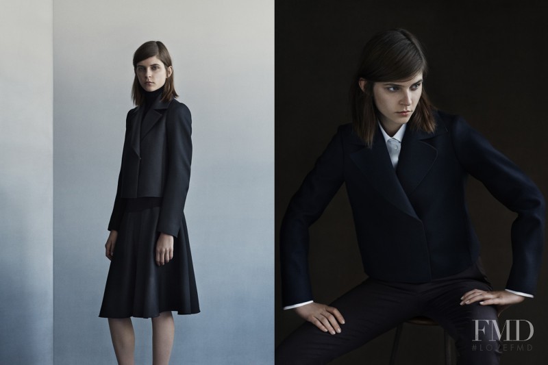 Kel Markey featured in  the Jil Sander Navy advertisement for Autumn/Winter 2013