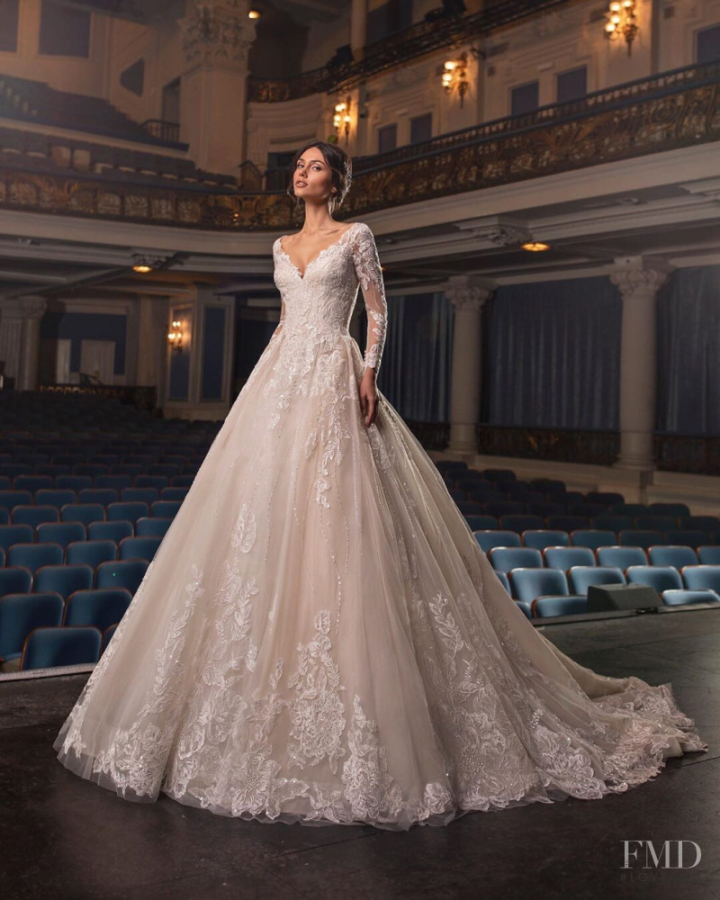 Victoria Bronova featured in  the Pronovias catalogue for Spring/Summer 2020