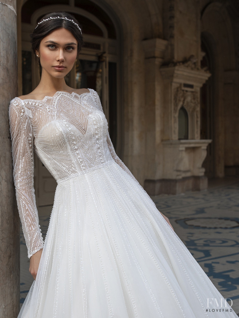 Victoria Bronova featured in  the Pronovias catalogue for Spring/Summer 2020