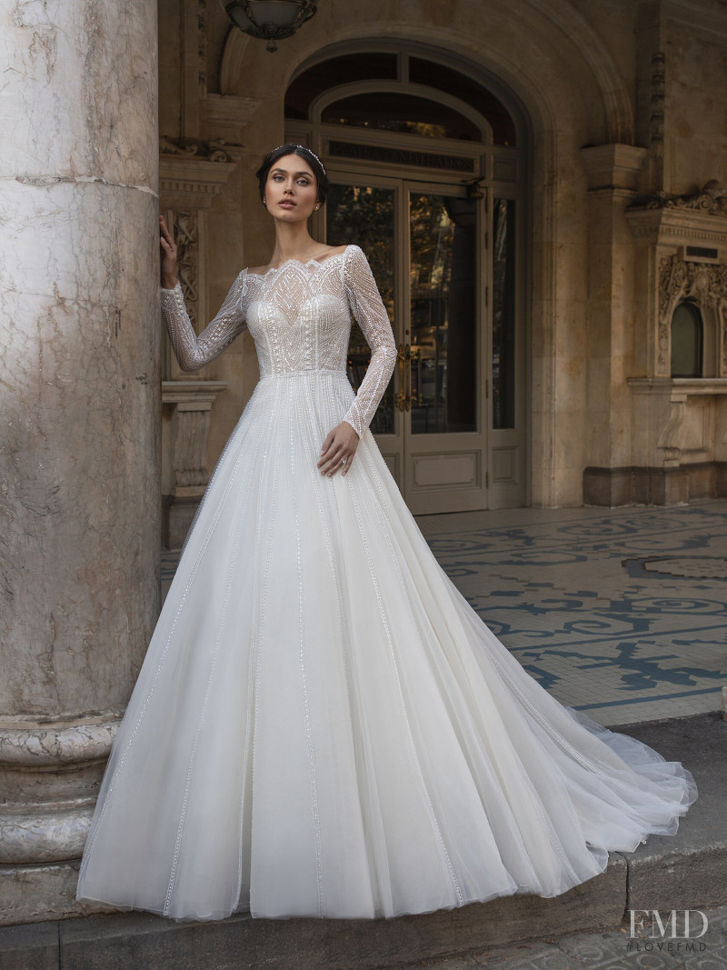 Victoria Bronova featured in  the Pronovias catalogue for Spring/Summer 2020