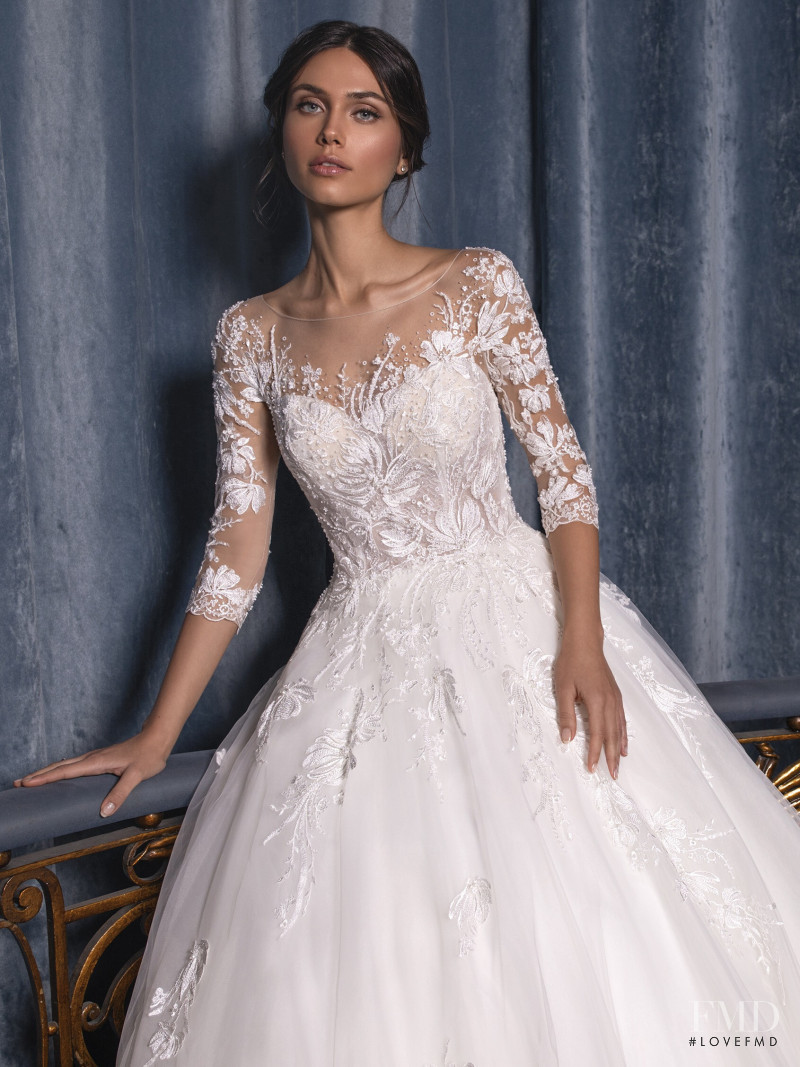 Victoria Bronova featured in  the Pronovias catalogue for Spring/Summer 2020